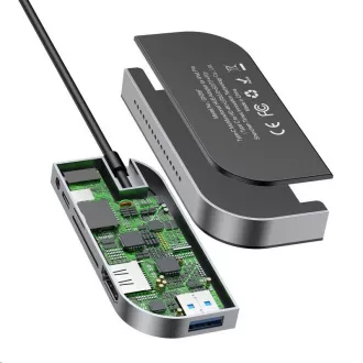 HUB multifuncțional Baseus pentru iPad Pro USB-C, gri