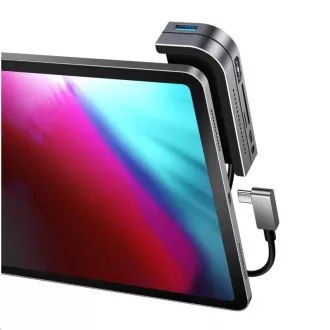 HUB multifuncțional Baseus pentru iPad Pro USB-C, gri