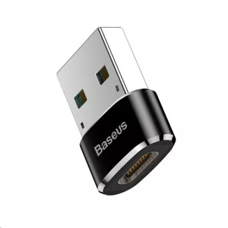 Adaptor Baseus USB tată la USB-C mamă 5A, negru