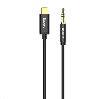 Cablu audio Seria Baseus Yiven USB-C / 3, 5mm Jack 1, 2m, negru