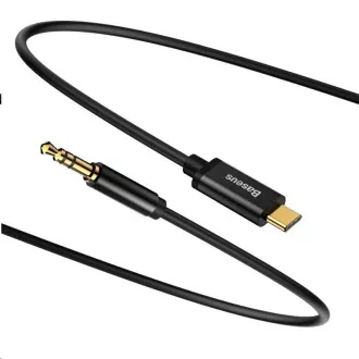 Cablu audio Seria Baseus Yiven USB-C / 3, 5mm Jack 1, 2m, negru