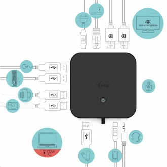 Stație de andocare cu ecran dublu tec USB-C, livrare de putere 100 W Stație de andocare cu ecran dublu tec USB-C, livrare de putere 100 W