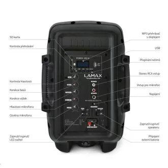 LAMAX PartyBoomBox300 - difuzor portabil