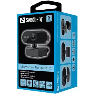 Cameră Web Sandberg USB Flex 1080p HD
