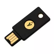 YubiKey 5 NFC - USB-A, cheie/token cu autentificare multifactor (NFC, MIFARE), OpenPGP și suport pentru Smart Card (2FA)
