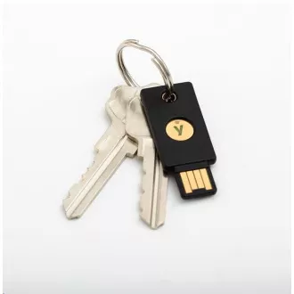 YubiKey 5 NFC - USB-A, cheie/token cu autentificare multifactor (NFC, MIFARE), OpenPGP și suport pentru Smart Card (2FA)