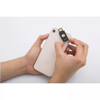 YubiKey 5 NFC - USB-A, cheie/token cu autentificare multifactor (NFC, MIFARE), OpenPGP și suport pentru Smart Card (2FA)