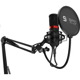 Microfon SPC Gear SM950 Microfon de streaming / USB / braț reglabil / buton de dezactivare a sunetului / filtru pop Microfon SPC Gear SM950 Microfon de streaming / USB / braț reglabil / buton de dezactivare a sunetului / filtru pop