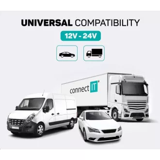 CONECTAȚI-O Încărcător auto InCarz QUICK CHARGE 3.0, 1x USB-A, 3 A, carbon CONECTAȚI-O Încărcător auto InCarz QUICK CHARGE 3.0, 1x USB-A, 3 A, carbon