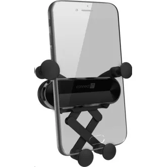 CONNECT IT Suport auto universal InCarz SPIDER, pentru grila, negru-argintiu