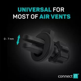 CONNECT IT Suport auto universal InCarz SPIDER, pentru grila, negru-argintiu