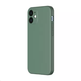 Husă de protecție Baseus Liquid Silica Gel pentru Apple iPhone 12 6.1'' Verde închis Husă de protecție Baseus Liquid Silica Gel pentru Apple iPhone 12 6.1'' Verde închis