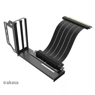 AKASA RISER BLACK PRO, Suport vertical GPU + cablu Premium PCIe 3.0 Riser AKASA RISER BLACK PRO, Suport vertical GPU + cablu Premium PCIe 3.0 Riser