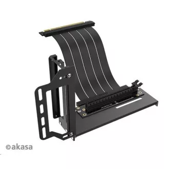 AKASA RISER BLACK PRO, Suport vertical GPU + cablu Premium PCIe 3.0 Riser AKASA RISER BLACK PRO, Suport vertical GPU + cablu Premium PCIe 3.0 Riser