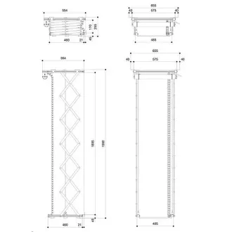 Vogel's PPL 2170 - ridicare proiector 172 cm Vogel's PPL 2170 - ridicare proiector 172 cm
