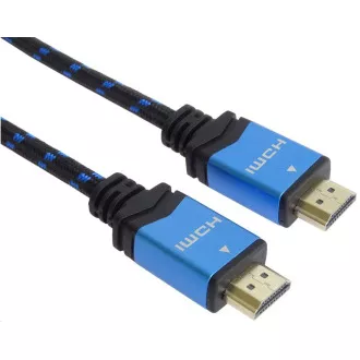 Cablu PremiumCord Ultra HDTV 4K@60Hz HDMI 2.0b metal+conectori placați cu aur 0,5 m