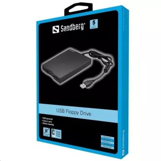 Unitate de dischetă USB externă Sandberg de 3,5 "