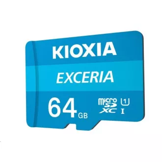 Card microSDXC KIOXIA Exceria 64GB M203, UHS-I U1 Clasa 10