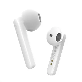 Căști wireless Bluetooth TRUST Primo Touch - albe