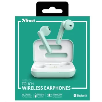 Căști fără fir Bluetooth TRUST Primo Touch - mentă Căști fără fir Bluetooth TRUST Primo Touch - mentă
