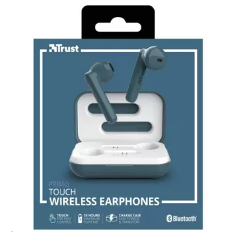 Căști wireless Bluetooth TRUST Primo Touch - albastre