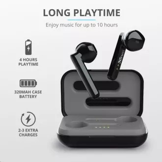 Căști wireless Bluetooth TRUST Primo Touch - negru Căști wireless Bluetooth TRUST Primo Touch - negru