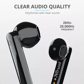 Căști wireless Bluetooth TRUST Primo Touch - negru Căști wireless Bluetooth TRUST Primo Touch - negru