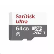Card Sandisk MicroSDXC 64GB Ultra (80MB/s, clasa 10 UHS-I, Android)