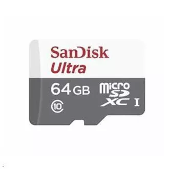 Card Sandisk MicroSDXC 64GB Ultra (80MB/s, clasa 10 UHS-I, Android)