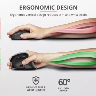 Mouse ergonomic TRUST Mouse wireless ergonomic reîncărcabil Voxx Mouse ergonomic TRUST Mouse wireless ergonomic reîncărcabil Voxx