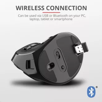 Mouse ergonomic TRUST Mouse wireless ergonomic reîncărcabil Voxx Mouse ergonomic TRUST Mouse wireless ergonomic reîncărcabil Voxx