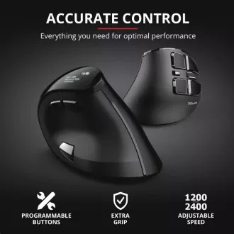 Mouse ergonomic TRUST Mouse wireless ergonomic reîncărcabil Voxx Mouse ergonomic TRUST Mouse wireless ergonomic reîncărcabil Voxx