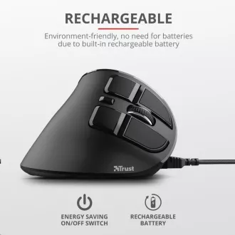 Mouse ergonomic TRUST Mouse wireless ergonomic reîncărcabil Voxx Mouse ergonomic TRUST Mouse wireless ergonomic reîncărcabil Voxx