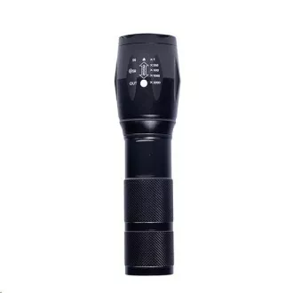 Lanternă LED reîncărcabilă Solight, 300lm, Cree, focus, Li-Ion, încărcare USB, power bank