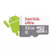 Card SanDisk MicroSDHC 32GB Ultra (80MB/s, clasa 10 UHS-I, Android)