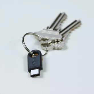 YubiKey 5C - USB-C, cheie/token cu autentificare multifactor, OpenPGP și suport pentru Smart Card (2FA)