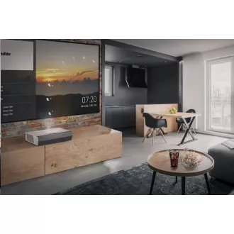 Televizor de proiecție Optoma Laser CinemaX P2 (DLP, LASER, FULL 3D, UHD, 3 000 ANSI, HDMI, RJ45, difuzor 2x10W)
