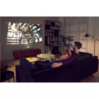Televizor de proiecție Optoma Laser CinemaX P2 (DLP, LASER, FULL 3D, UHD, 3 000 ANSI, HDMI, RJ45, difuzor 2x10W)