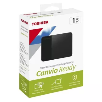 HDD extern TOSHIBA CANVIO READY (NOU) 1TB, USB 3.2 Gen 1, negru HDD extern TOSHIBA CANVIO READY (NOU) 1TB, USB 3.2 Gen 1, negru