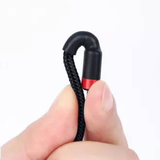 Cablu de încărcare/date din seria Baseus Cafule USB-C la USB-C PD2.0 60W Bliț 1m, roșu-negru