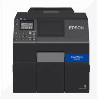 Epson ColorWorks CW-C6000Ae, tăietor, disp., USB, Ethernet, negru