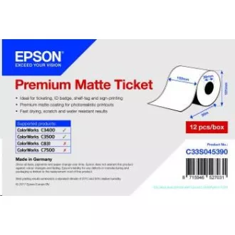 Rolă de chitanță / bon Epson (nesfârșit), hârtie normală, 102 mm