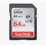 Card SanDisk SDXC 64GB Ultra (100MB/s Clasa 10 UHS-I)