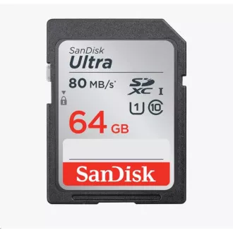 Card SanDisk SDXC 64GB Ultra (100MB/s Clasa 10 UHS-I)