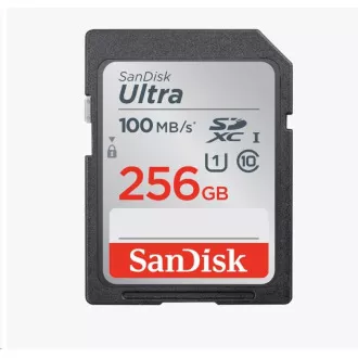 Card SanDisk SDXC 256 GB Ultra (100 MB/s Clasa 10 UHS-I)