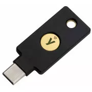 YubiKey 5C NFC - USB-C, cheie/token cu autentificare multifactor (NFC, MIFARE), OpenPGP și suport pentru Smart Card (2FA)