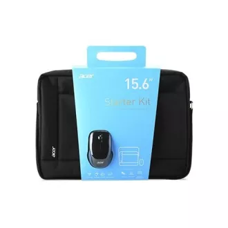 ACER STARTER KIT_15.6 "ABG960 geantă de transport neagră și mouse negru cu fir, 1Y transport