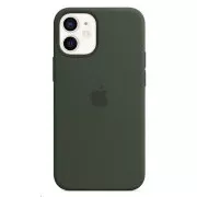 Husă din silicon APPLE iPhone 12 mini cu MagSafe - Cypress Green