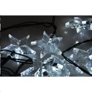 Lanț de Crăciun cu LED-uri Solight, stele, 20 LED-uri, 3m, cablu de 3m, IP20, alb