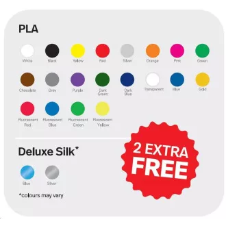 Filament pentru stilouri 3D Polaroid - rezerve pentru pixuri 3D - 20 de culori + 2 de lux
